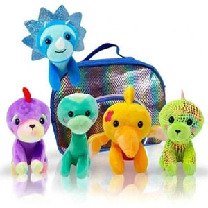 Dinosaur Stuffed Animals for Girls Boys Rainbow Bag Plushies Toys POMKINZ NEW‎